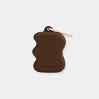 Distributeur de friandises en silicone à presser marron