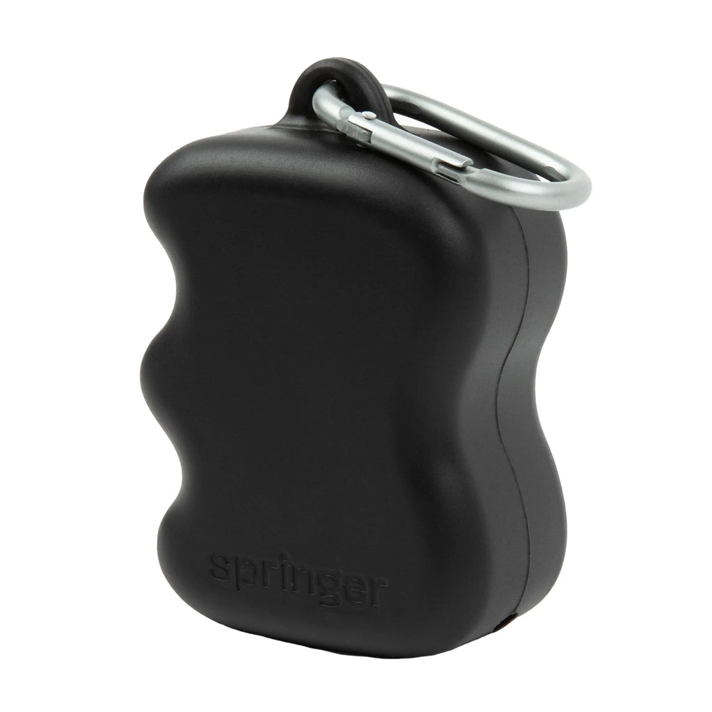 Distributeur de friandises en silicone à presser noir