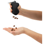 Distributeur de friandises en silicone à presser noir