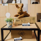 Jouet pour chien robuste avec couineur - Lapin