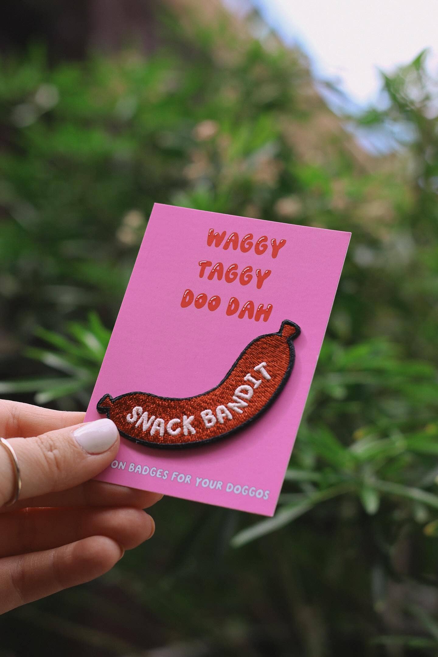 Patch brodé brodé "Snack Bandit"