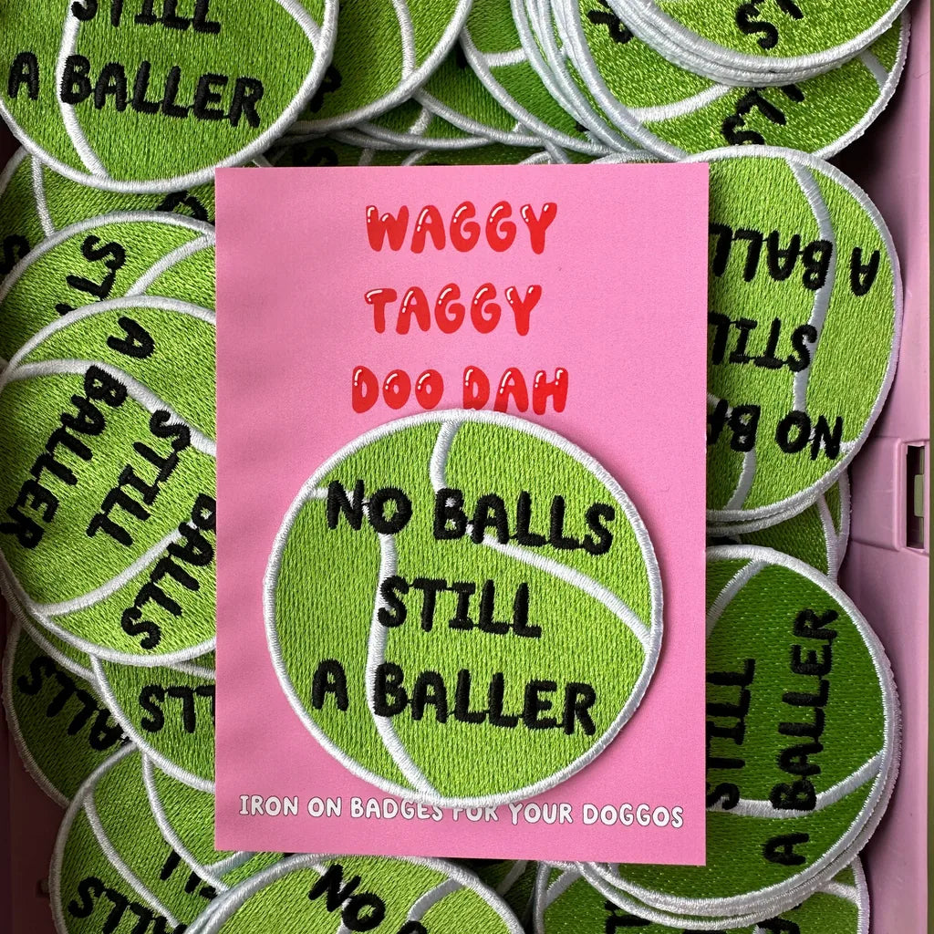 Écusson brodé "No balls, still a baller"