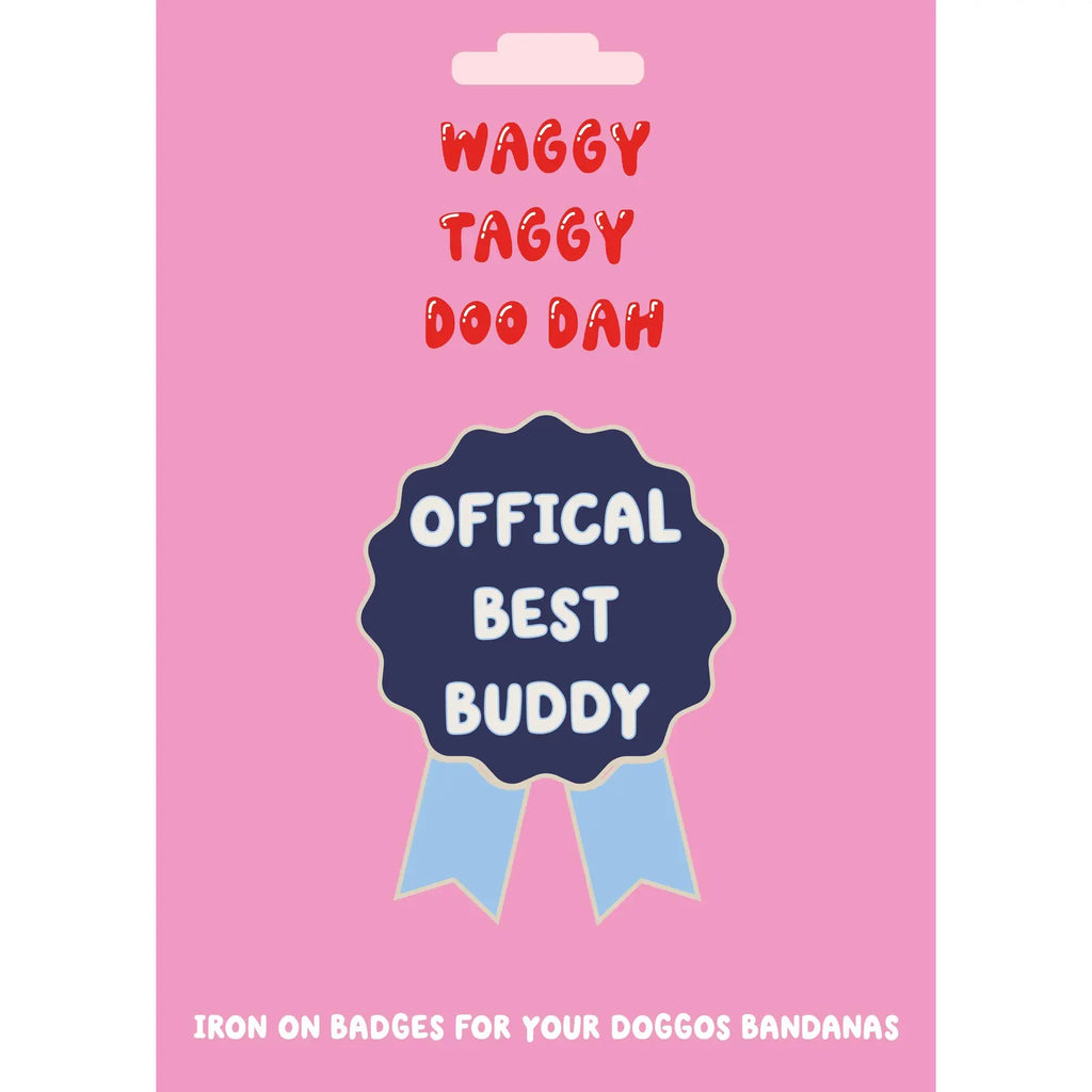 Écusson thermocollant brodé "Best Buddy"