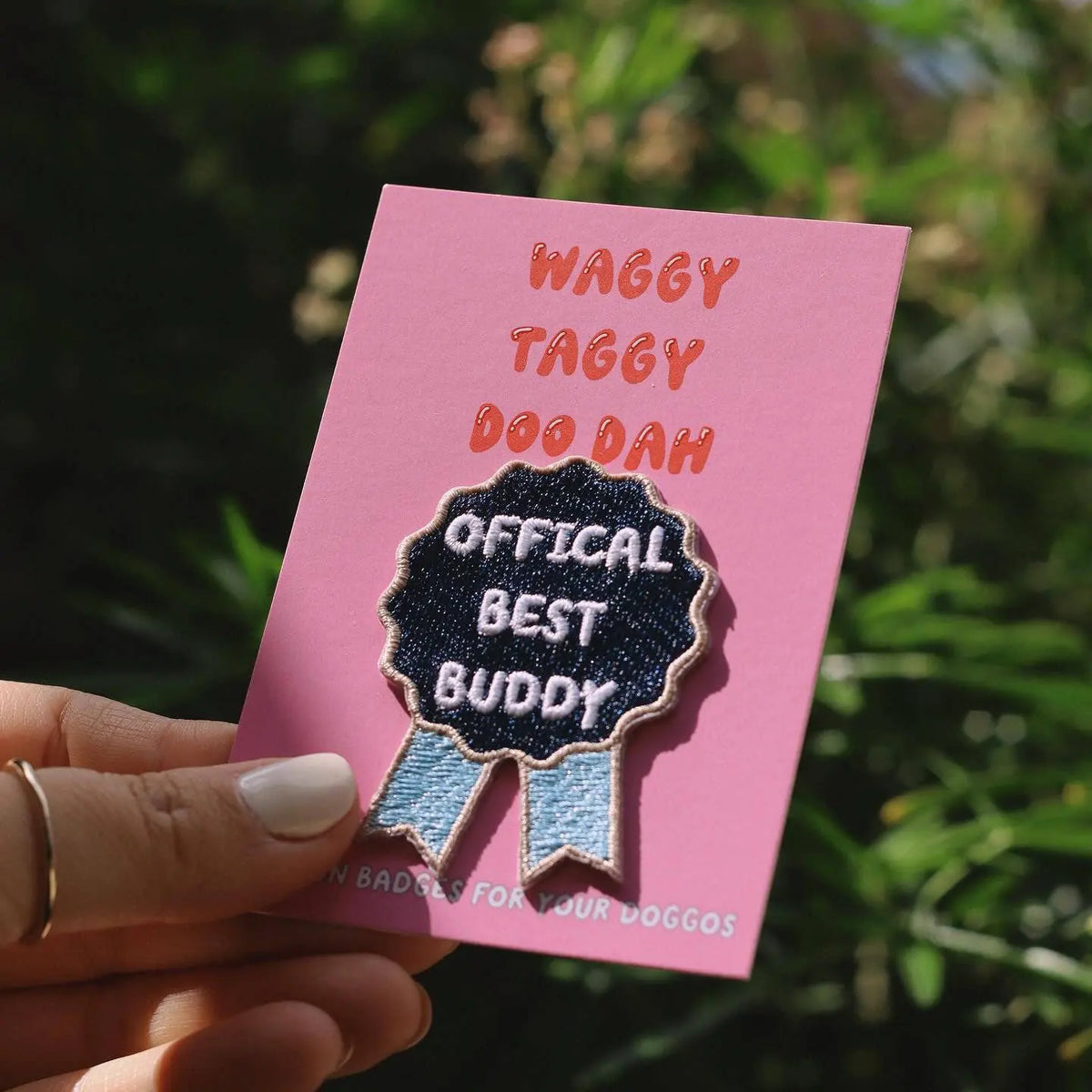 Écusson thermocollant brodé "Best Buddy"