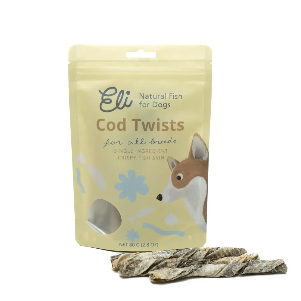 Friandises poisson séché - Torsades de peau de morue