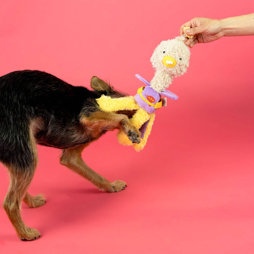 Jouet peluche - Autruche habillée