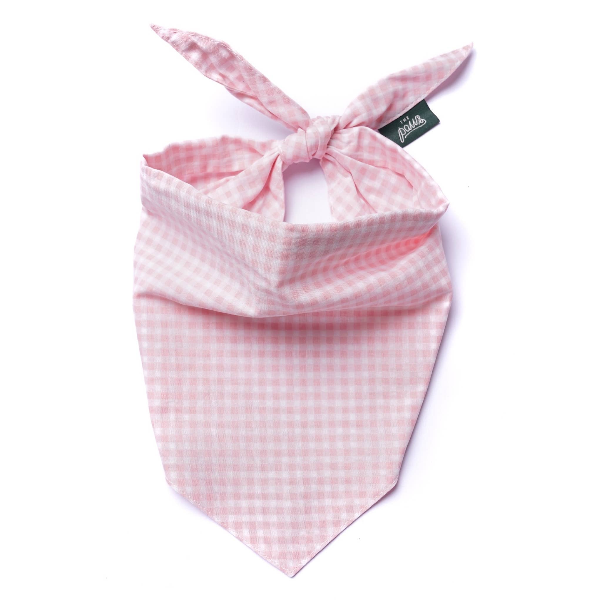 Bandana pour chien - Vichy Rose