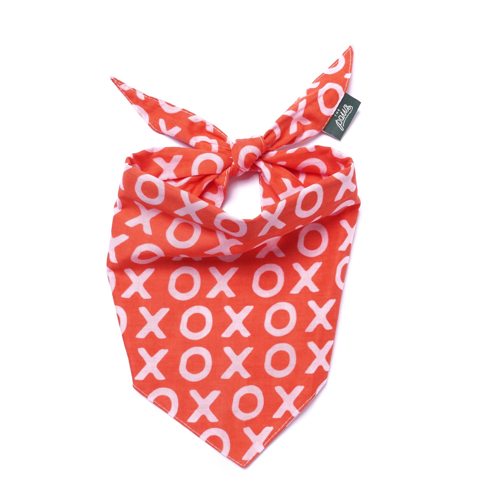 Bandana pour chien - XO rouge et rose