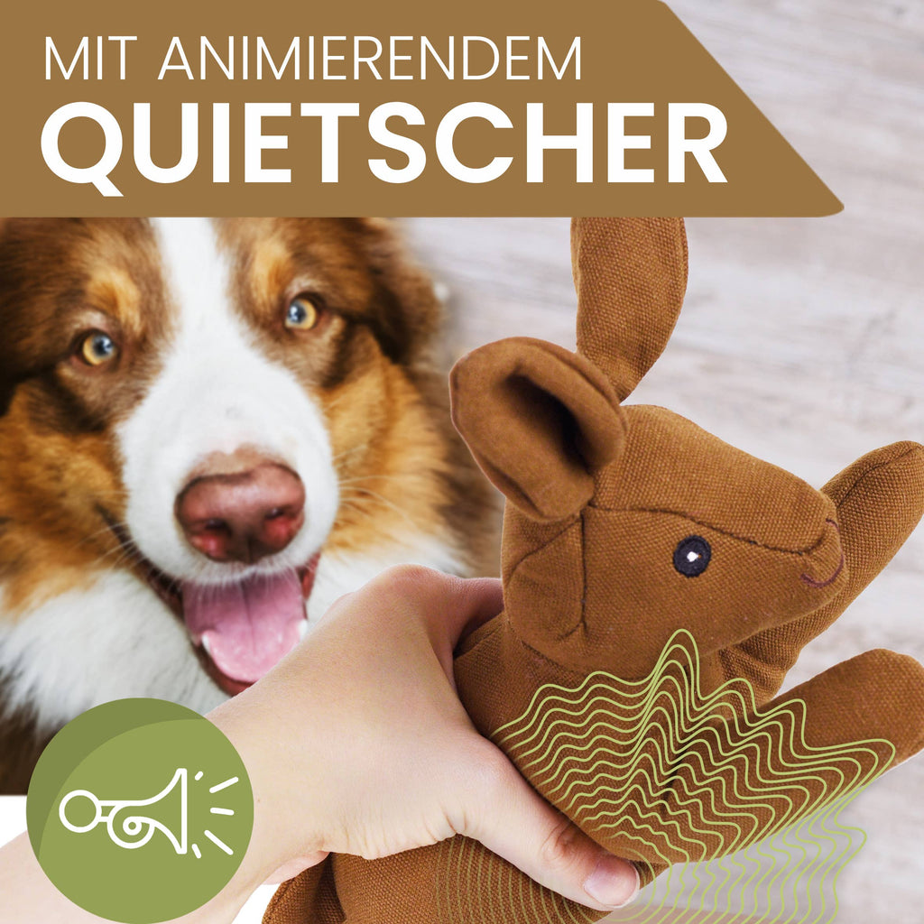 Jouet pour chien robuste avec couineur - Lapin