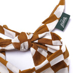 Bandana pour chien - Damier chocolat