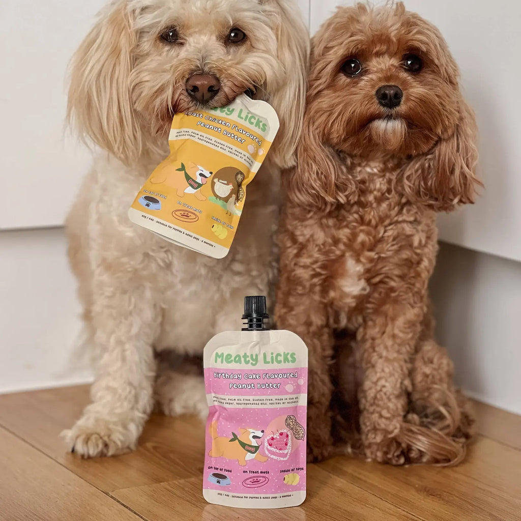 Friandise à lécher - Beurre de cacahuète aromatisé au poulet rôti