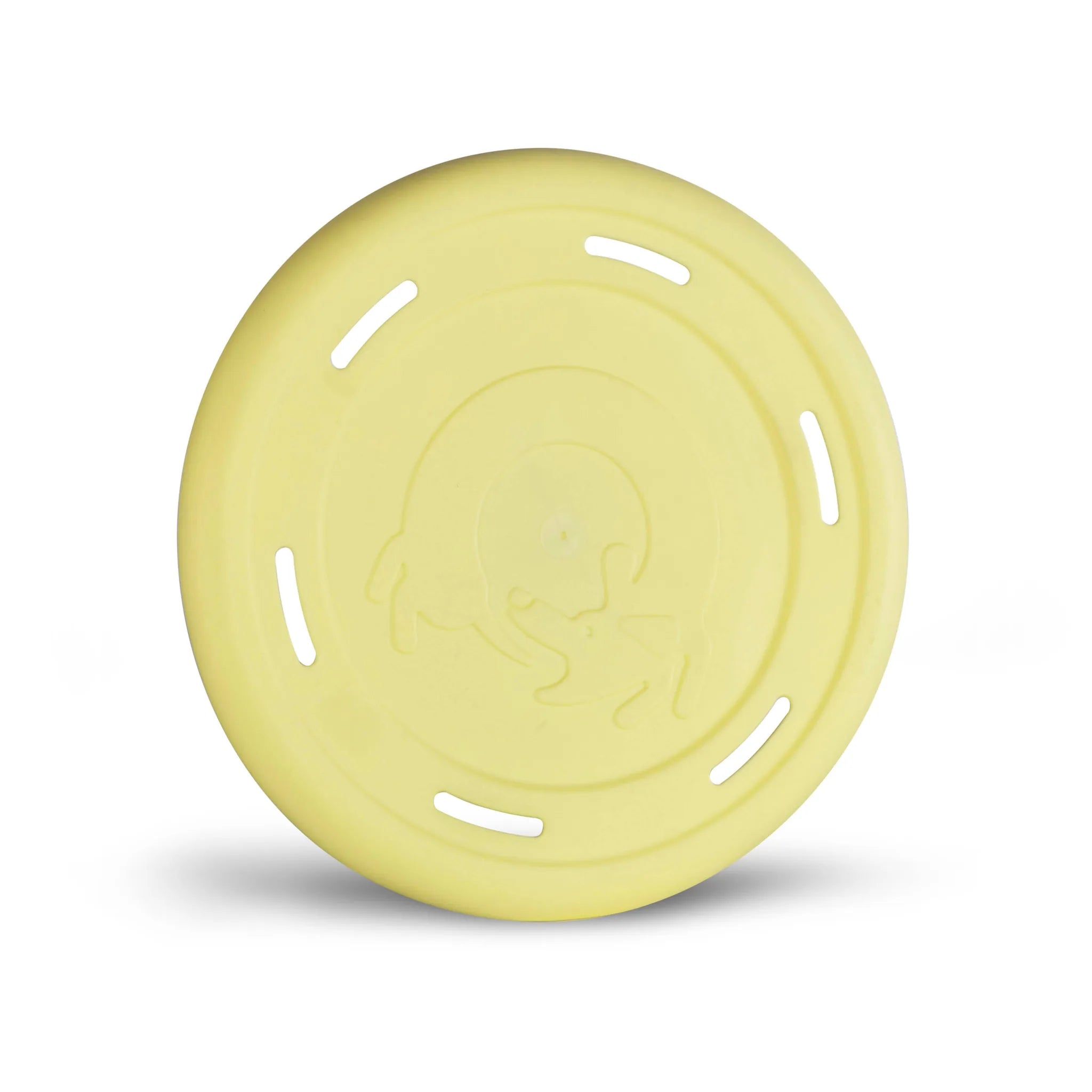 Frisbee en Caoutchouc 25cm - Jaune