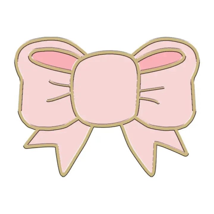 Charms pour collier - Noeud Rose