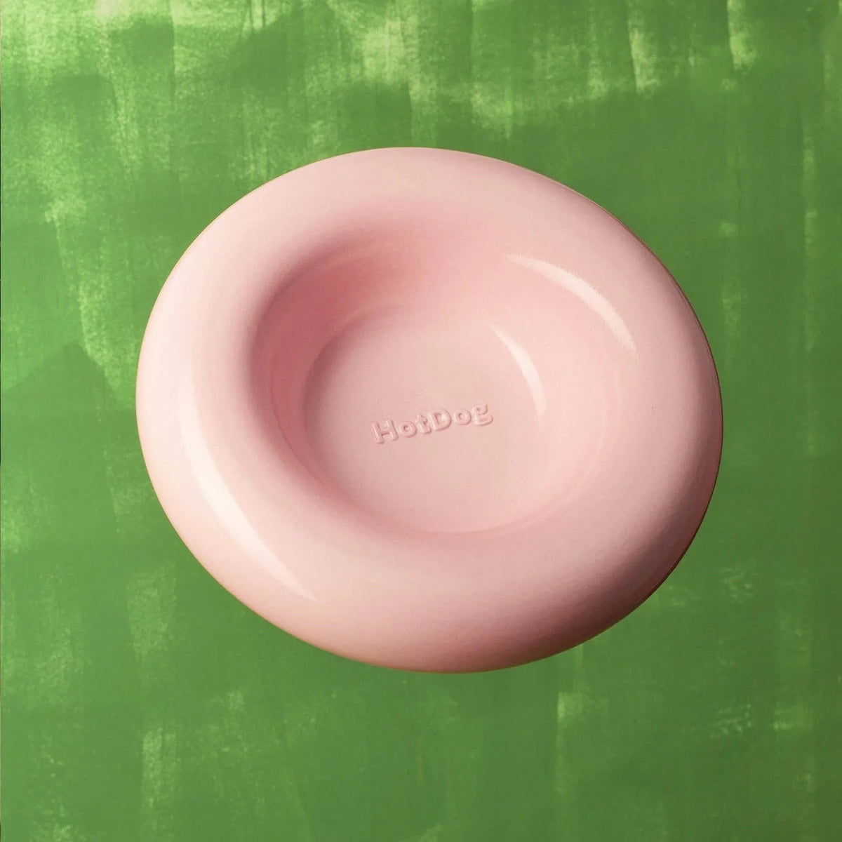 Gamelle en céramique rose pour chien
