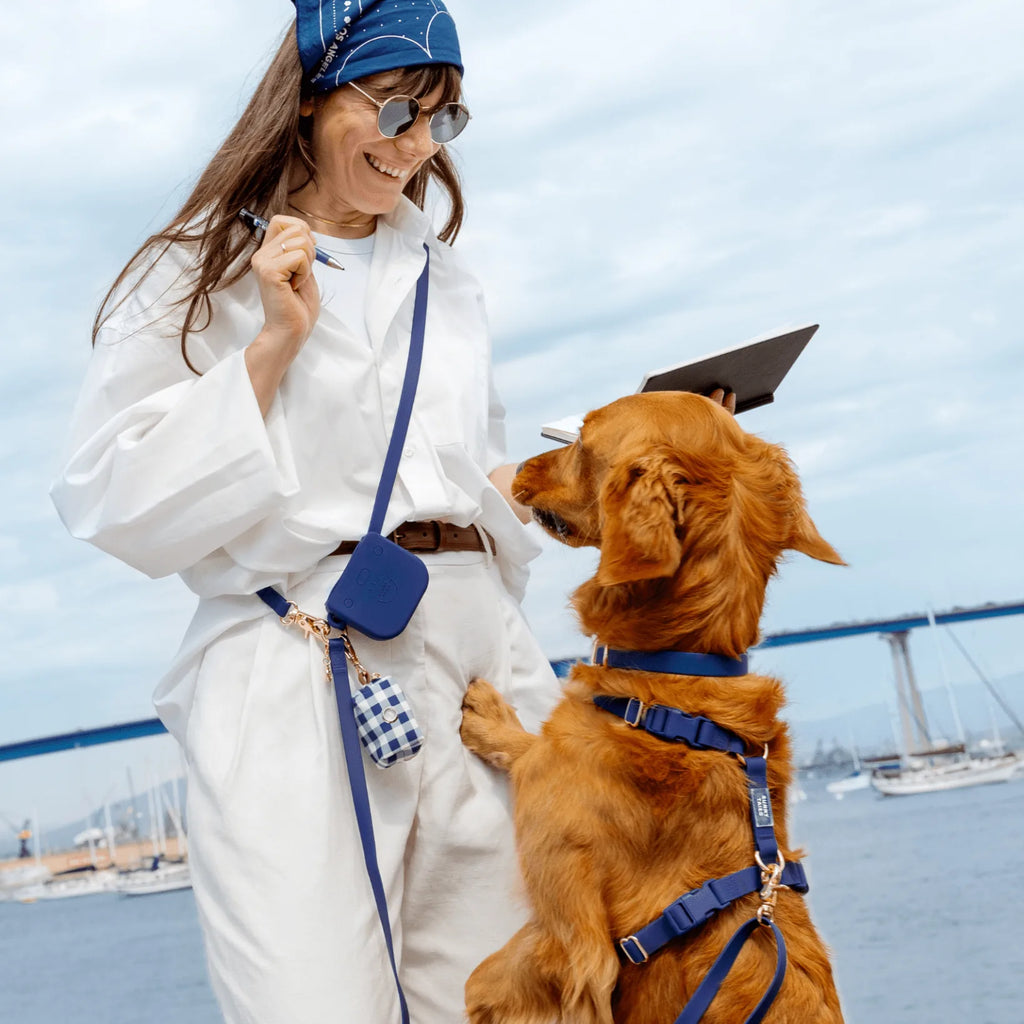 Harnais pour chien imperméable - Bleu marine