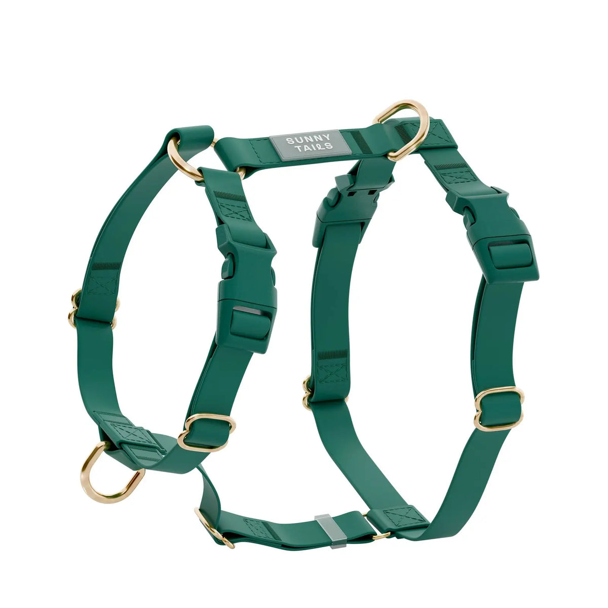 Harnais pour chien imperméable - Vert Sapin