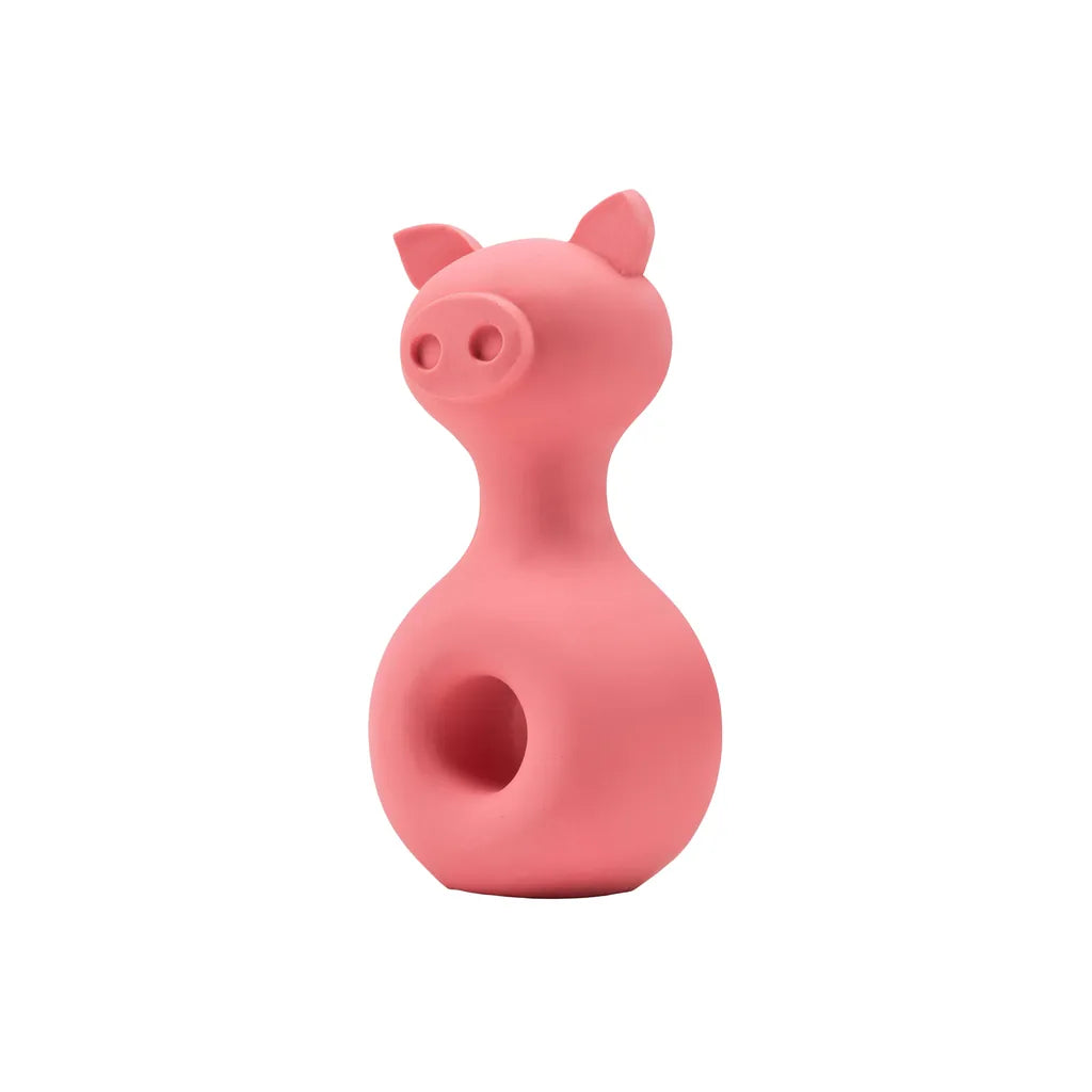 Jouet à mâcher en latex avec pouic - Pig