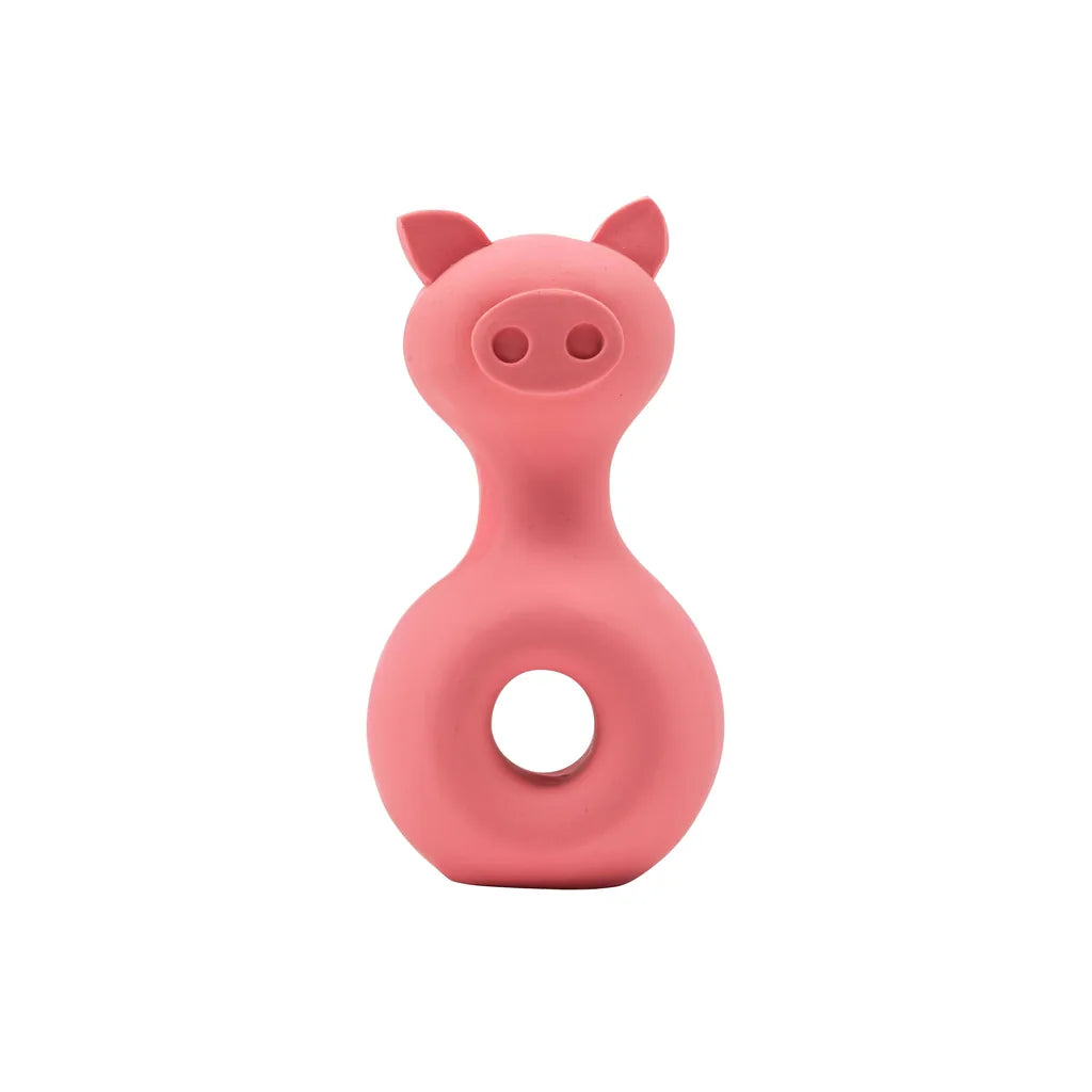 Jouet à mâcher en latex avec pouic - Pig