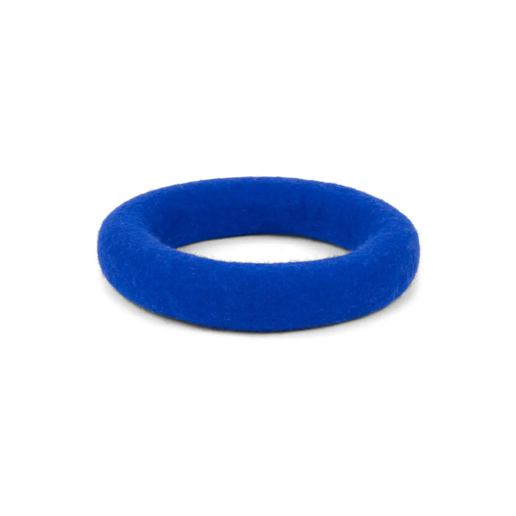 Jouet bleu pour chien en laine - Ring