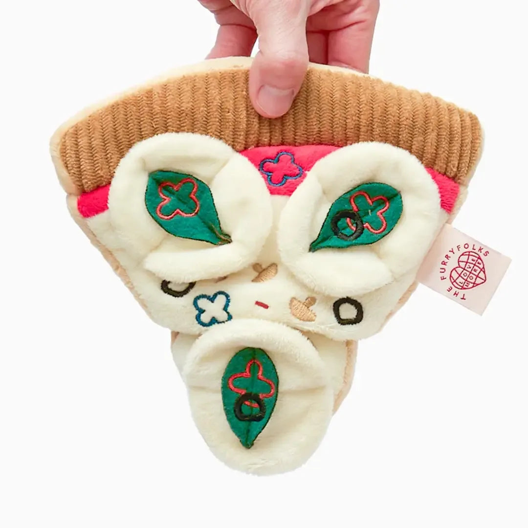 Jouet de fouille pour chien en forme de pizza