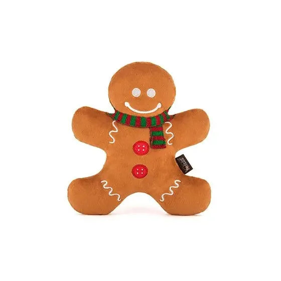 Jouet en peluche pour chien - Bonhomme en pain d'épices