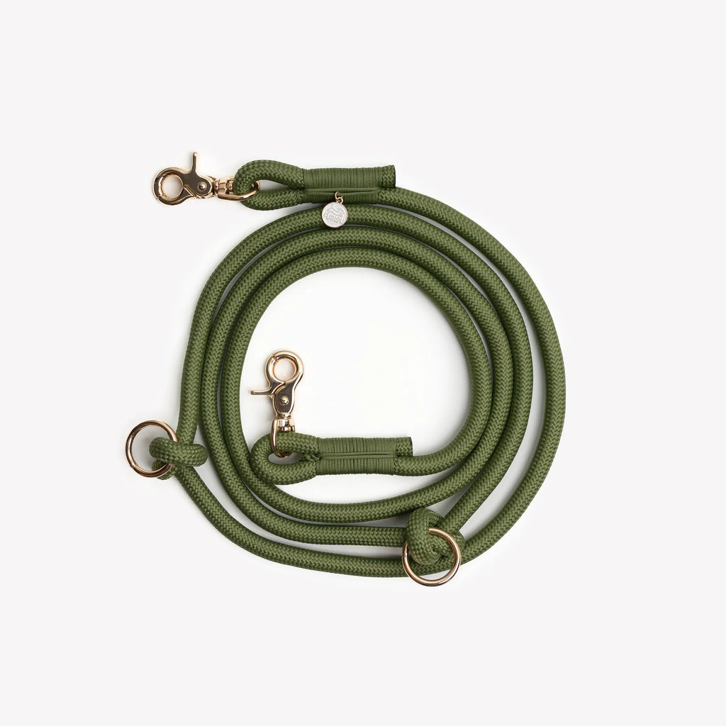 Laisse longue "mains-libres" corde