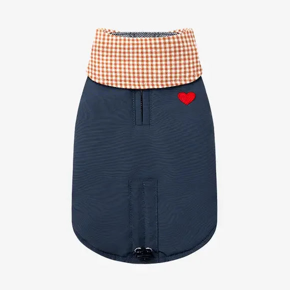 Manteau d'hiver col Vichy