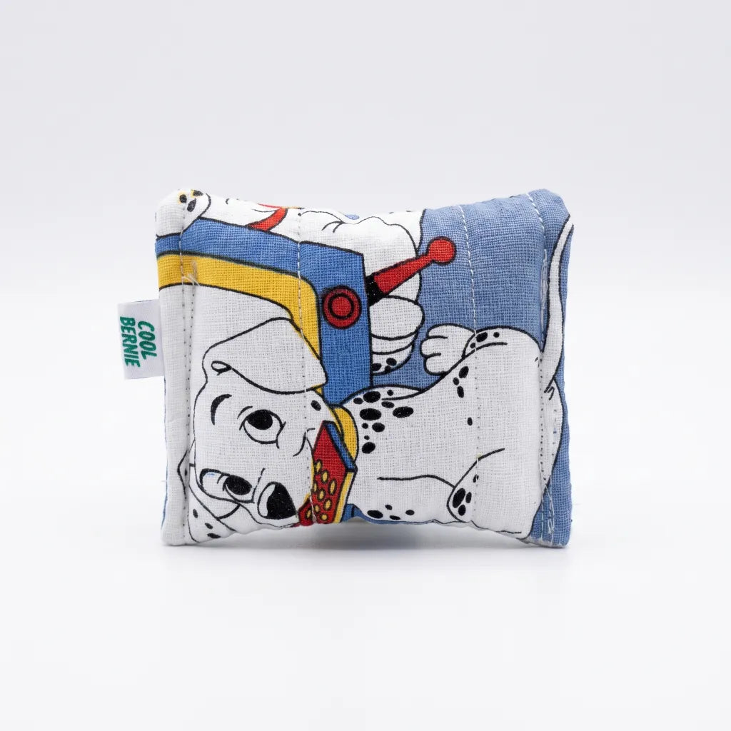 Mini pochette upcyclée 101 Dalmatiens Rouge