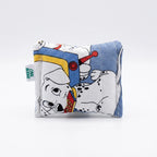 Mini pochette upcyclée 101 Dalmatiens Rouge