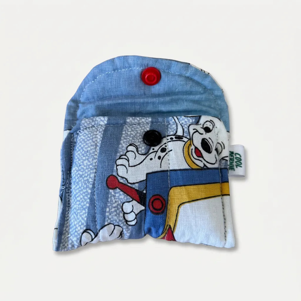 Mini pochette upcyclée 101 Dalmatiens Rouge