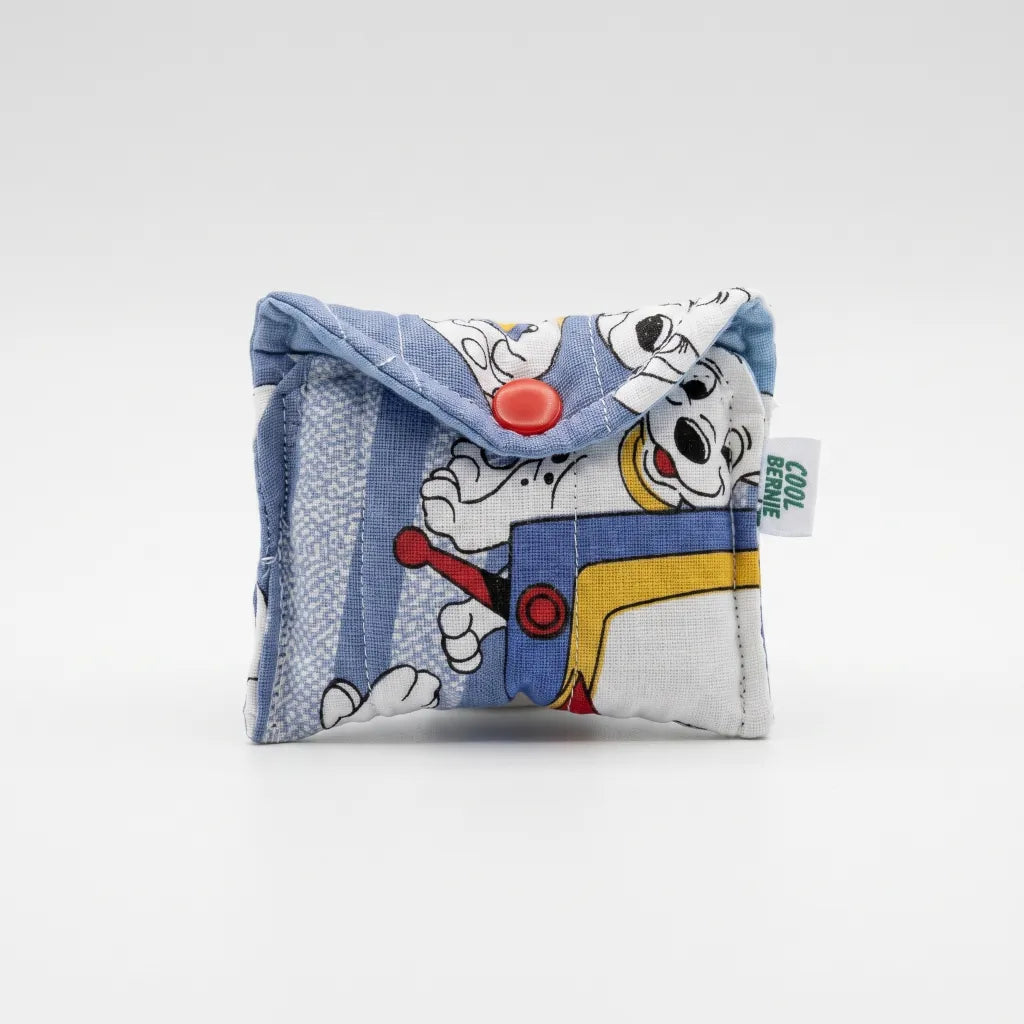 Mini pochette upcyclée 101 Dalmatiens Rouge