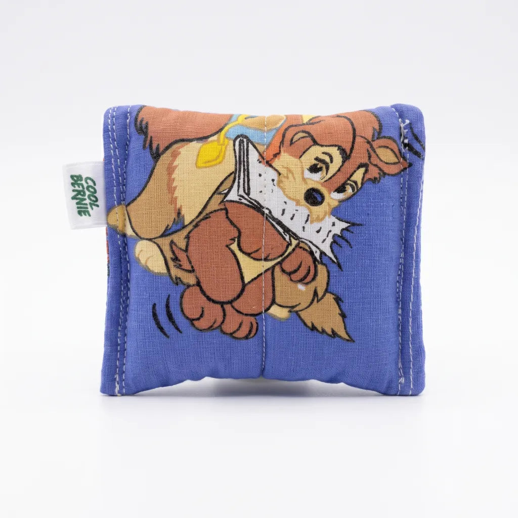 Mini pochette upcyclée Belle et le Clochard