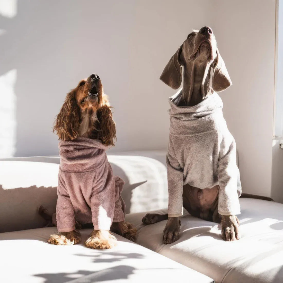 Peignoir pour chien