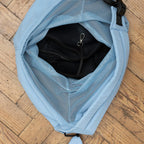 Sac de transport en bandoulière bleu
