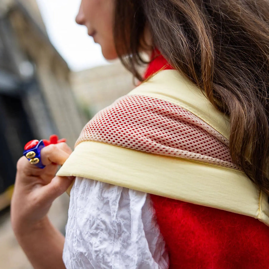 Sac de transport en bandoulière jaune