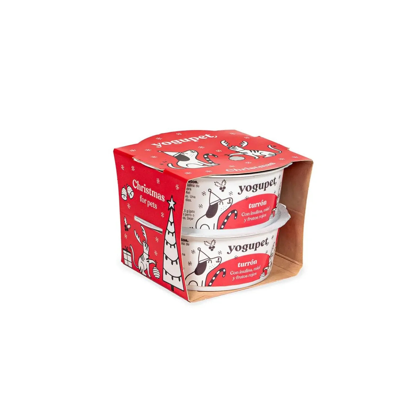 Yaourt pour chien de Noël