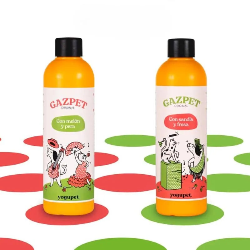 Gaspacho pour chien ou chat - Gazpet pastèque et fraise