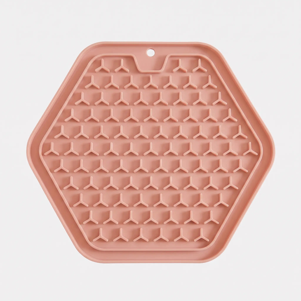 Tapis de Léchage - YoomY Mat - Rose poudré