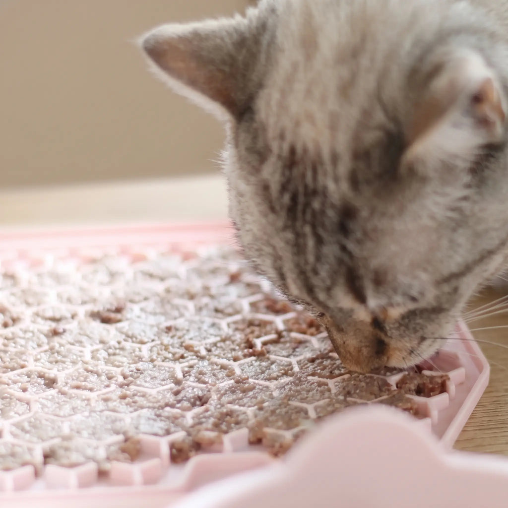 Tapis de Léchage - YoomY Mat - Rose poudré